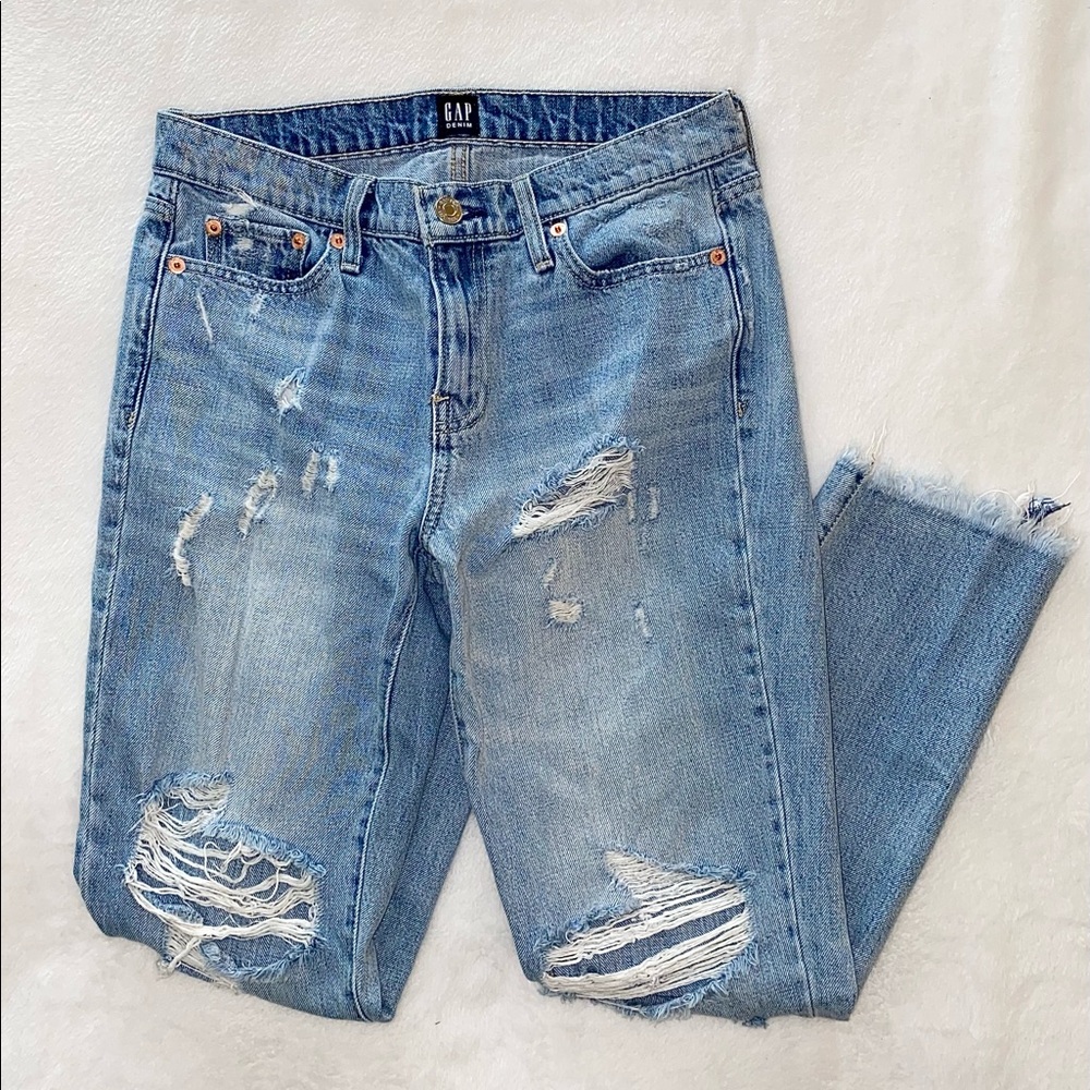 Best Girlfriend Distressed GAP Jeans